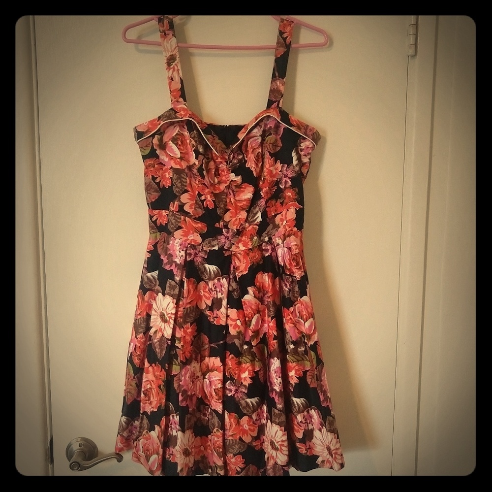 Beach Bash fit & flare dress
